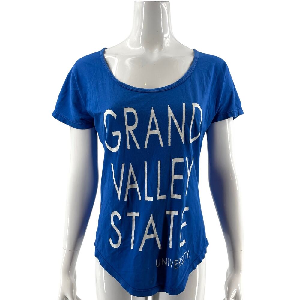 Techstyles Grand Valley State University GVSU Womens Tee Shirt Top Sz Large Blue